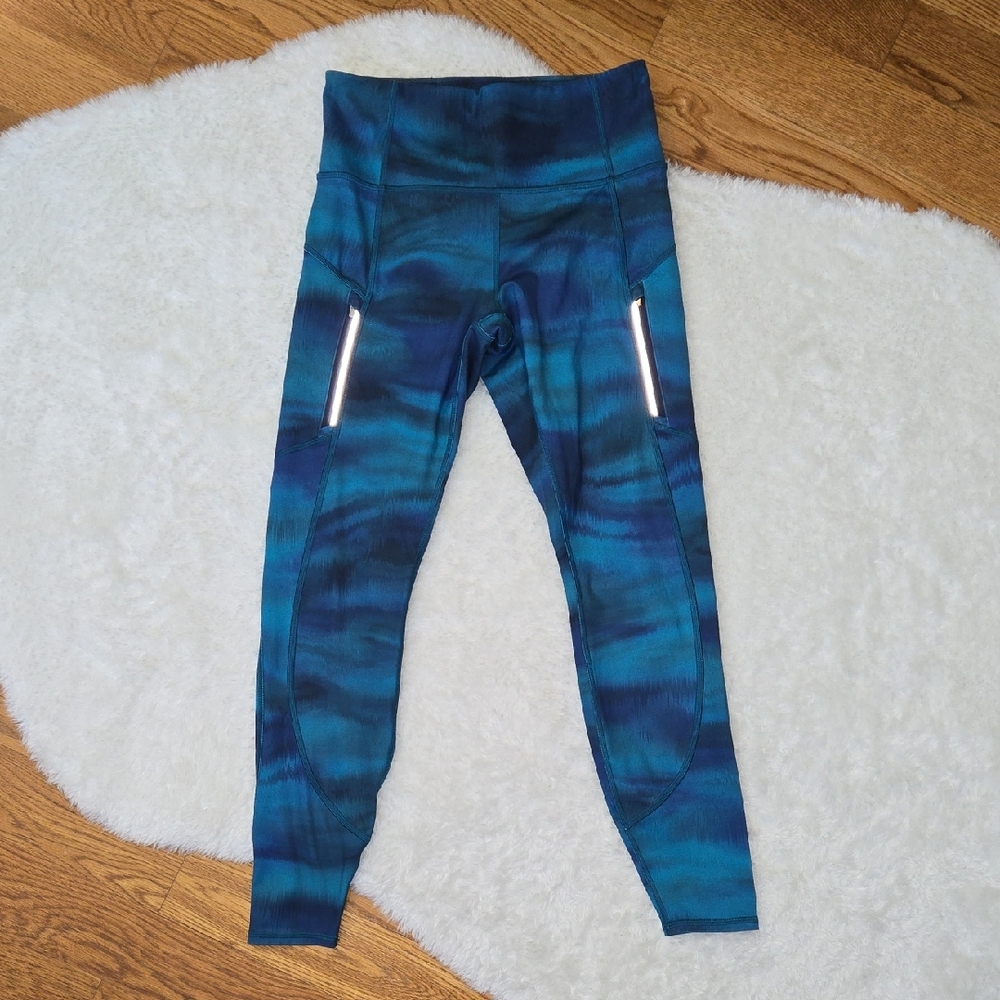 Athleta Rainier Printed Tight, Womens Small